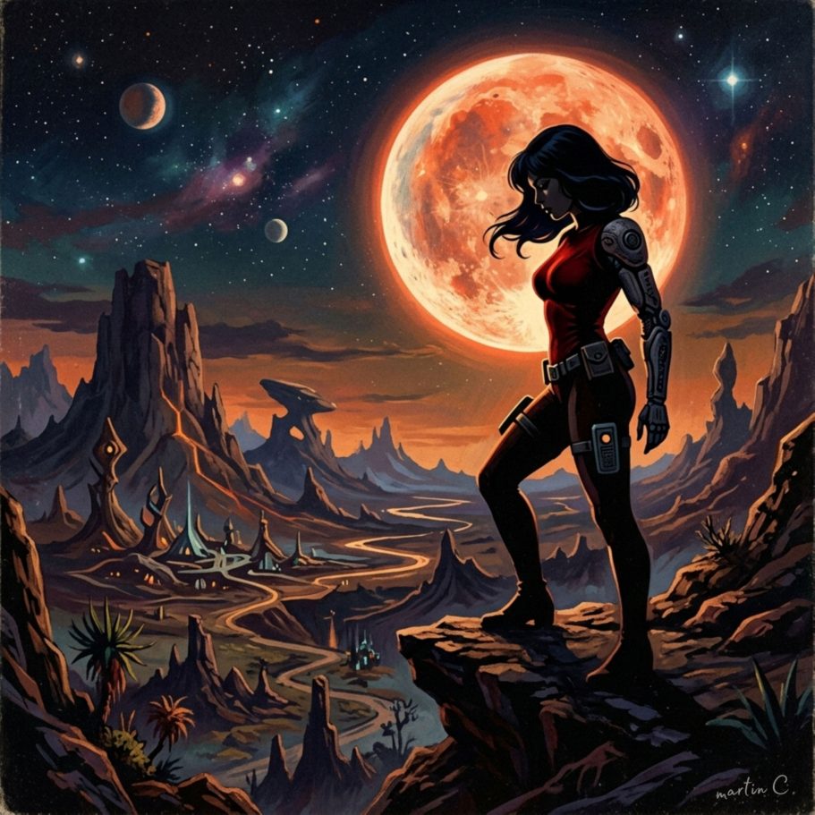 L'ange gardien A female fighter on an alien world